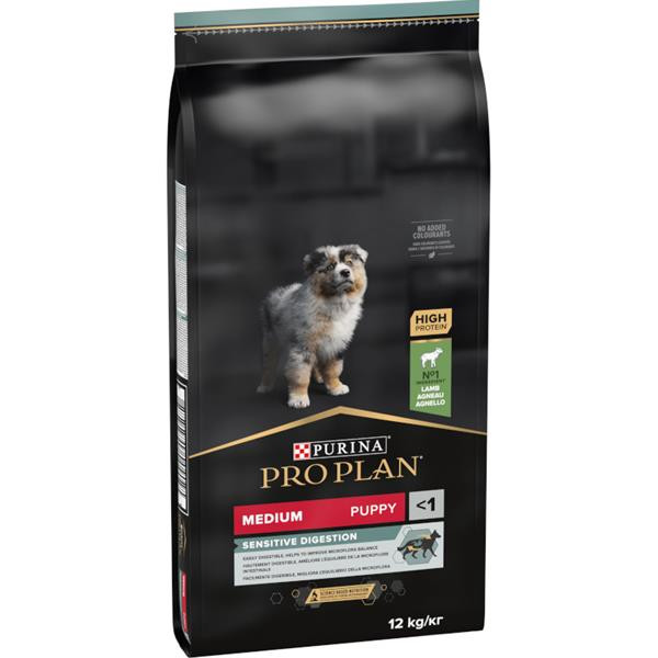 PRO PLAN Puppy Medium Sens.Digestion Lamb 12 kg