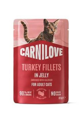 Carnilove Cat Pouch Jelly Turkey+Valerian 85g