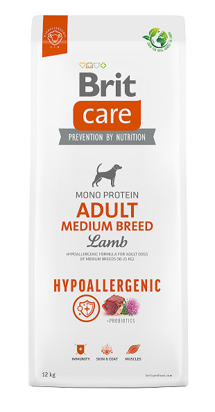 Brit Care Dog Hypoallergenic Adult Medium Breed 3kg