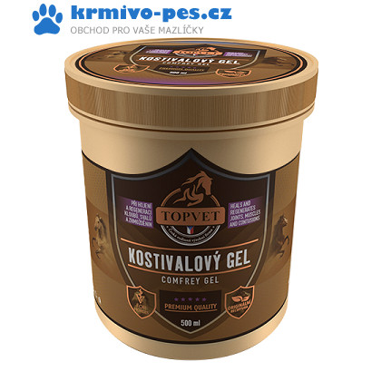 Topvet Kostivalový gel 500 ml