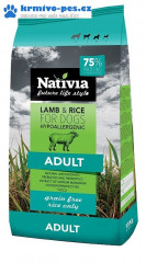 Nativia Dog Lamb&Rice 15kg + doprava zdarma