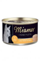 Miamor Cat Filet konzerva kuře+těstoviny v želé 100g