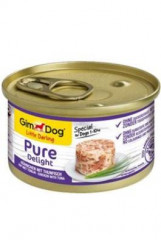 Gimdog Pure delight konzerva kuře s tuňákem 85g