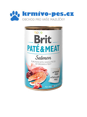 Brit Paté & Meat Salmon 400g