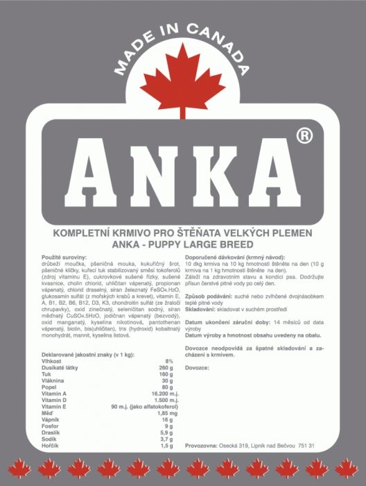 Anka Maintenance Large Breed 10kg