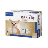 Effitix pro psy Spot-on XS (1,5-4 kg ) 4 pipety