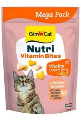 GimCat Nutri Multi-Vitamin Bites tablety s kuřetem 425g