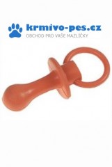 Hračka pes Dudlík guma 12cm