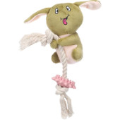 Hračka provaz+plyš Dadi Koala 25,5cm zelená Flamingo