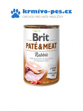 Brit Dog konzerva Paté & Meat Rabbit 400g