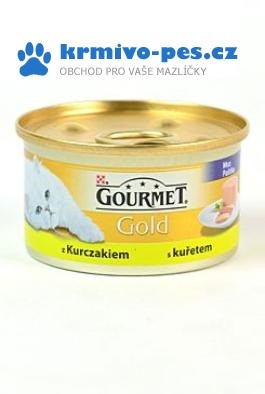 Gourmet Gold konz. kočka pašt. s kuř.masem 85g