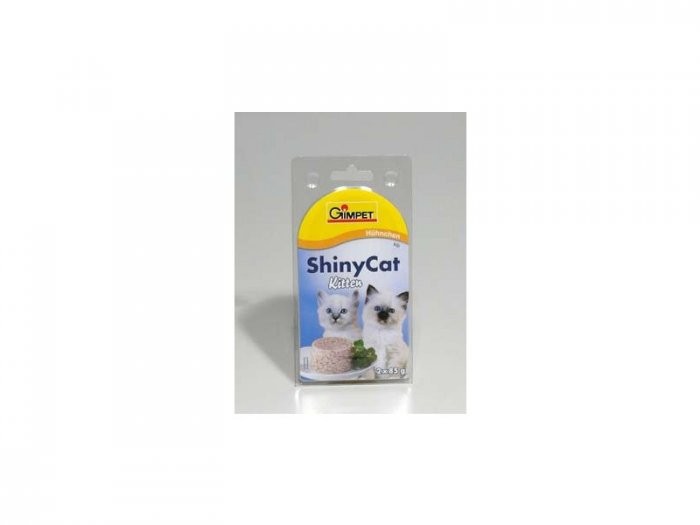 Gimpet kočka konz. ShinyCat Junior kuře 2x70g