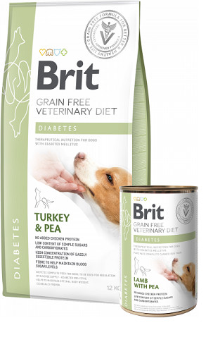 Brit Veterinary Diets Dog konz. Diabetes 400g