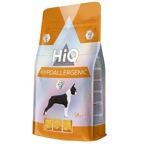 HiQ Dog Dry Adult Hypoallergenic 1,8 kg
