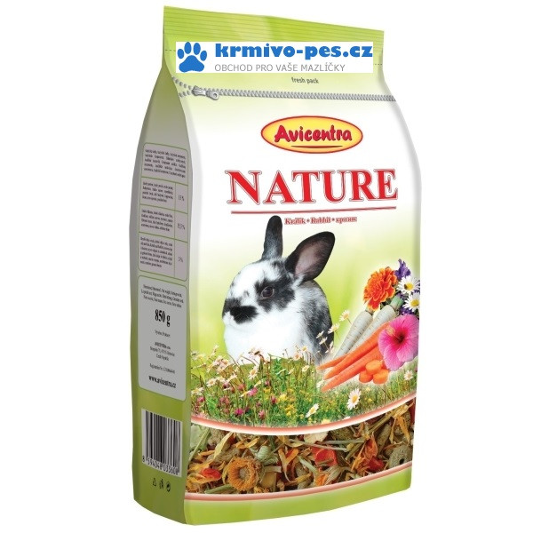 Avicentra Nature Premium králík 850g