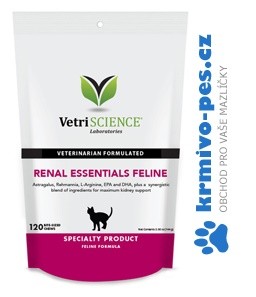 VetriScience Renal Ess. Feline podp.ledvin kočka 144g