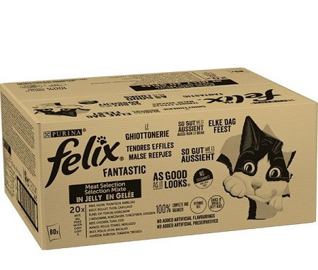 Felix cat Fant. mas.výběr v želé 80 x 85 g