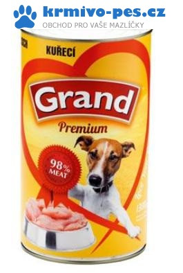 GRAND konzerva kuřecí 1300g