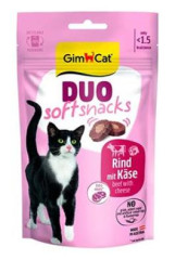 GimCat Duo Soft Snacks hovězí se sýrem 50g
