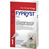 Fypryst Spot-on Dog S sol 1x0,67ml (2-10kg)