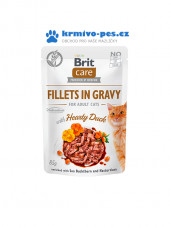 Brit Care Cat Fillets in Gravy Hearty Duck 85g