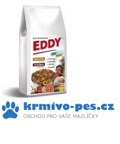 EDDY Adult All Breed kuřecí polštářky s jehněčím 8kg