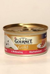 Gourmet Gold konz. kočka jemná paštika hovězí 85g