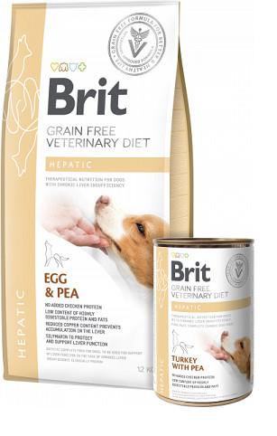 Brit Veterinary Diets Dog konz. Hepatic 400g