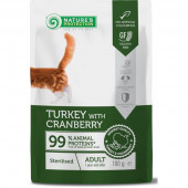 Nature's Protection Cat kapsička Sterilised Turkey and Cranberry 100g