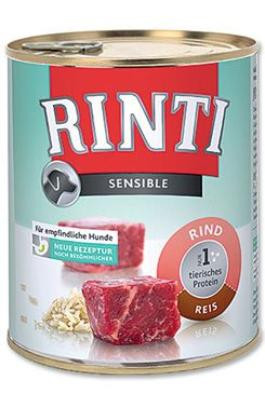 Finnern Rinti Sensible hovězí & rýže 800 g