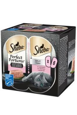 Sheba Perfect Portions s lososem 3 x 75 g