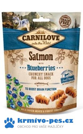 Carnilove Dog Crunchy Snack Salmon&Blueberries 200g