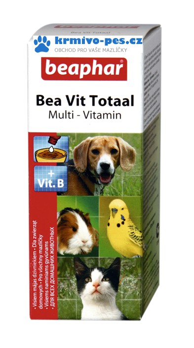 Beaphar Vit Total vitaminové kapky pes,kočka 50ml