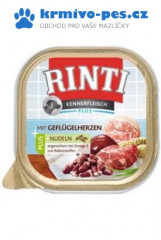 Rinti Dog vanička drůbeží srdíčka 300g