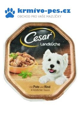 Cesar krůtí a hovězí 150g