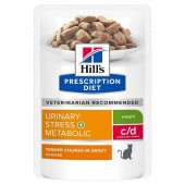 Hill's Prescription Diet Feline C/D kaps. Urinary Stress + Metabolic 12 x 85 g