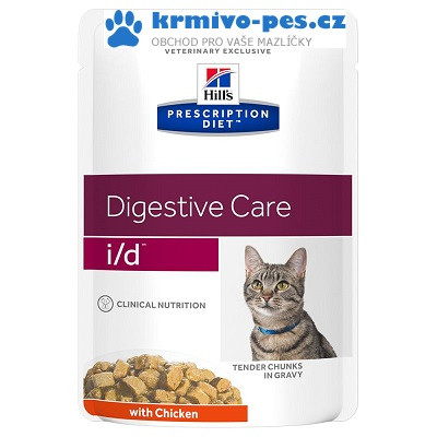 Hill's Prescription Diet Feline i/d s AB+ kuře - kapsička 12 x 85 g