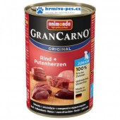 Animonda GRANCARNO konz. JUNIOR hovězí/krůtí srdce 400g