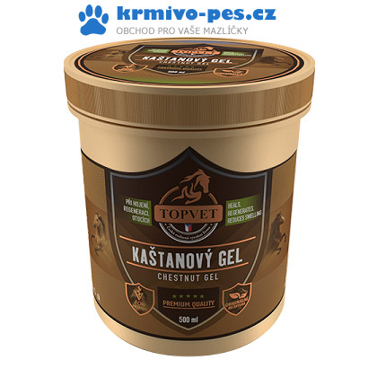 Topvet Gel kaštanový pro koně 500 ml