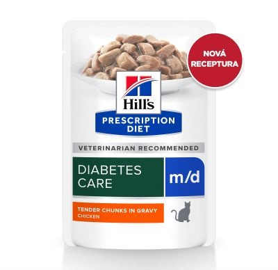 Hill's Prescription Diet Feline m/d kapsičky 12 x 85g
