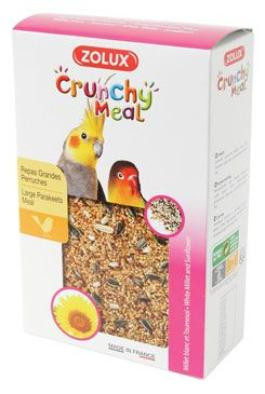 Krmivo pro ptáky CRUNCHY MEAL Large Parakeet 800g Zolux