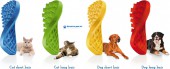 PET and ME kartáč pro kočky, krátká srst, modrý