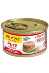 Gimdog Pure delight konzerva tuňák s hovězím 85g