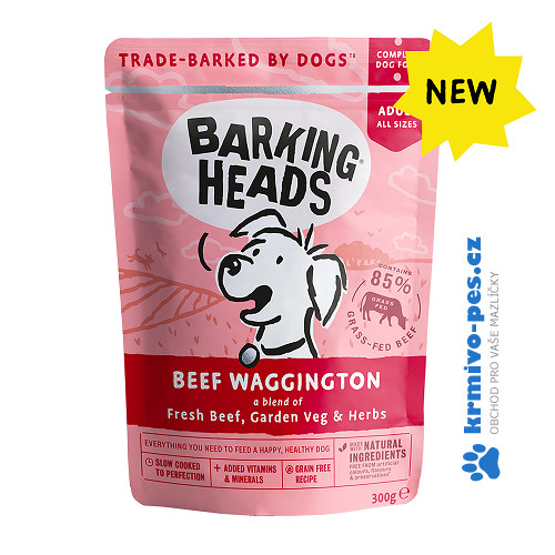 BARKING HEADS Beef Waggington 300g