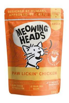 MEOWING HEADS Paw Lickin’ Chicken 100g