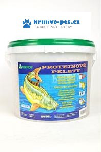 Proteinové pelety pro kapry granule 6mm 5kg Jahoda