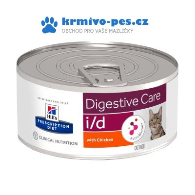 Hill's Prescription Diet Feline i/d s AB+- konzerva Dry 156 g