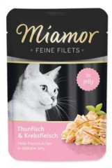 Miamor Cat Filet kapsa tuňák+krab 100g