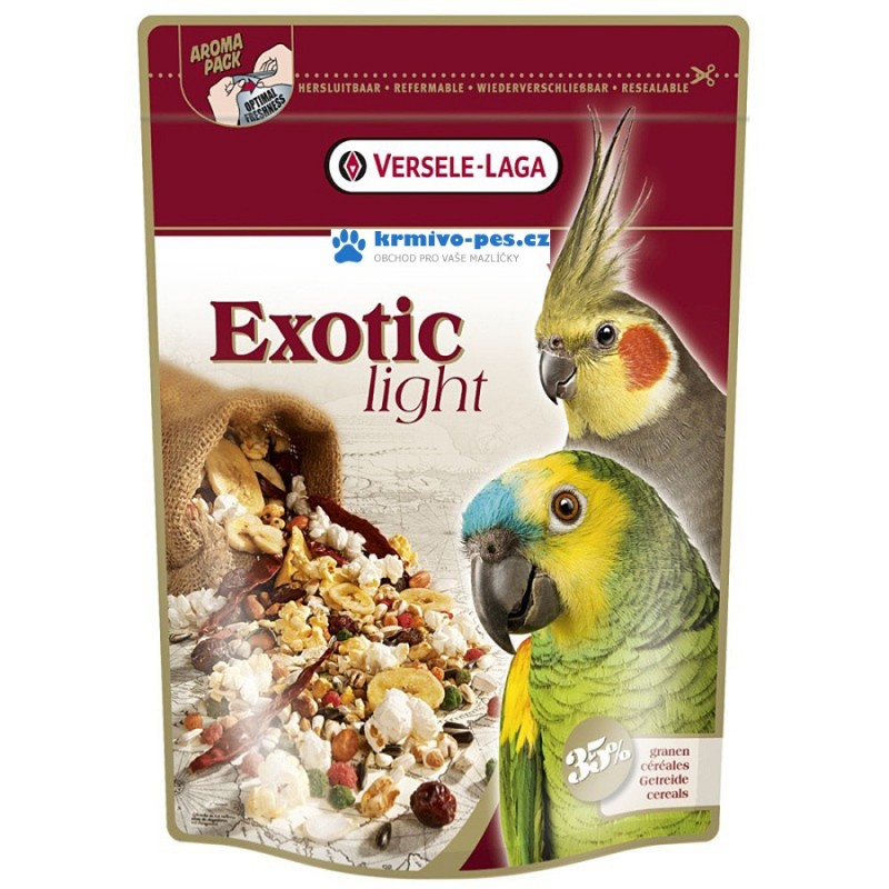 VL Krmivo pro papoušky velké Exotic Light 750g