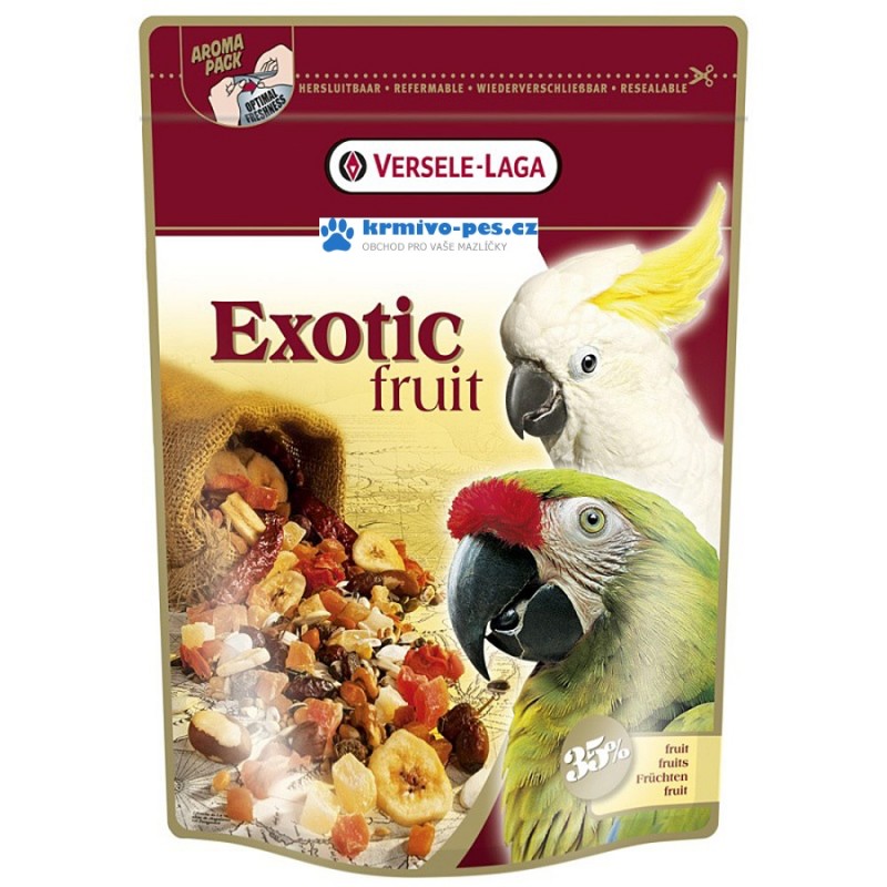 VL Krmivo pro papoušky velké Exotic Fruit 600g